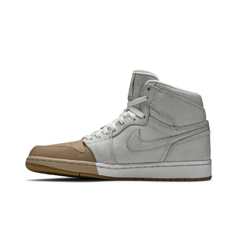 Air Jordan 1 Retro High Premium Hvitt Gull Damesko