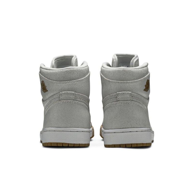 Air Jordan 1 Retro High Premium Hvitt Gull Damesko