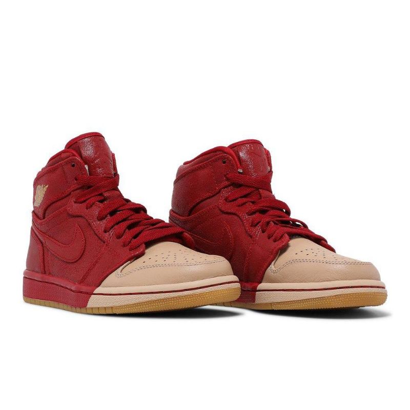 Air Jordan 1 Retro High Premium Rødbrune Damesko