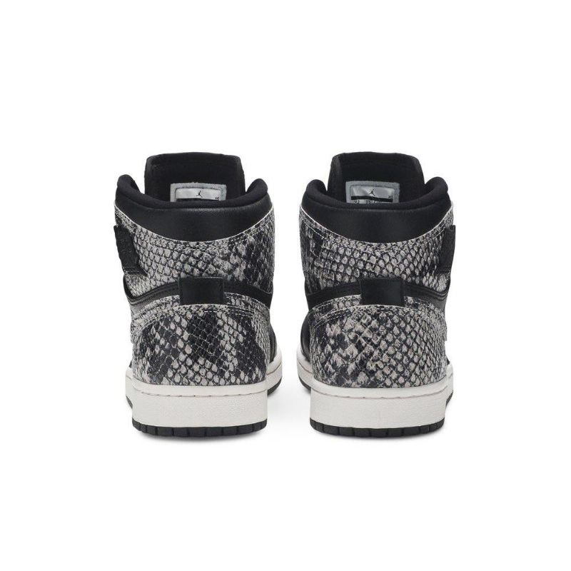 Air Jordan 1 Retro High Premium Svart Grå Damesko