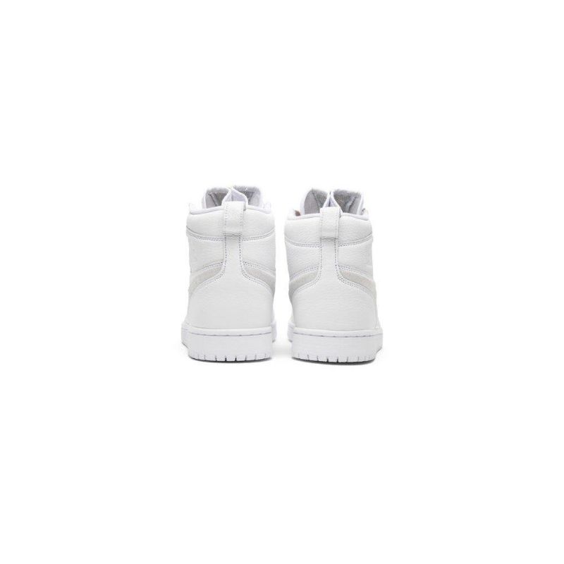 Air Jordan 1 Retro High Zip Hvit Rød Damesko
