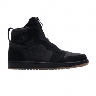 Air Jordan 1 Retro High Zip Svart Herresko
