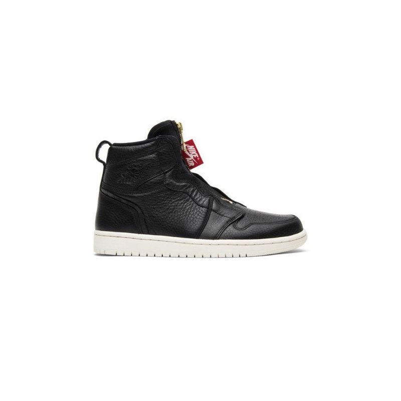Air Jordan 1 Retro High Zip Svart Hvit Damesko