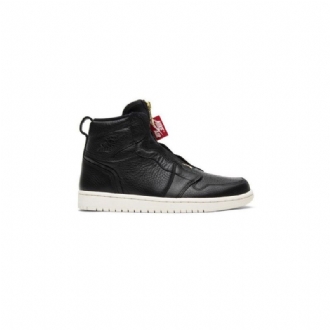 Air Jordan 1 Retro High Zip Svart Hvit Damesko