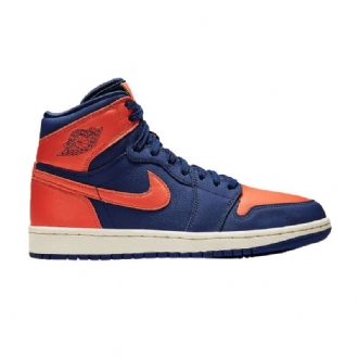Air Jordan 1 Retro Høy Blå Brun Hvit Damesko