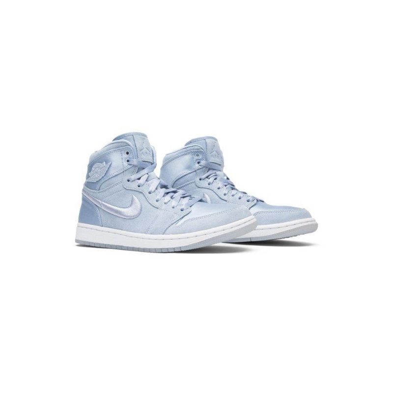 Air Jordan 1 Retro Høy Blå Hvit Damesko