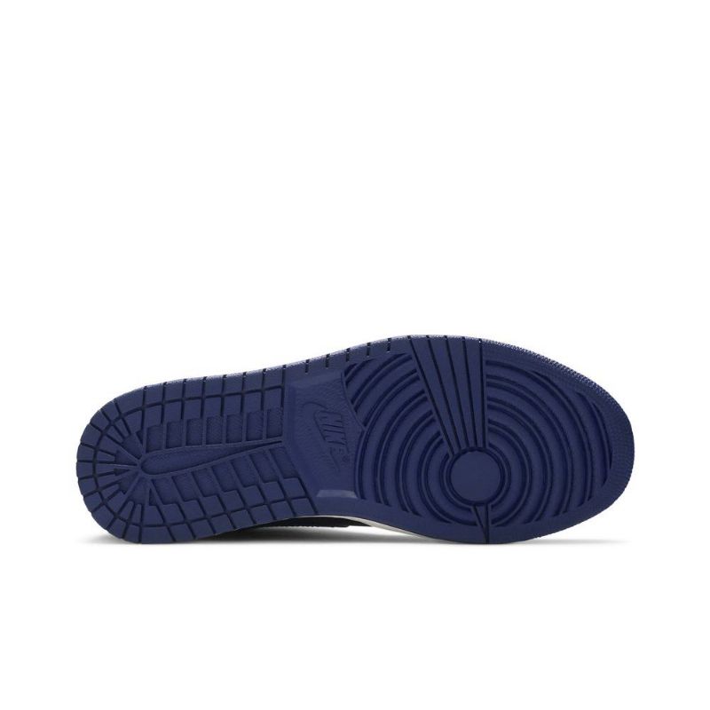 Air Jordan 1 Retro Høy Blå Svart Hvit Herresko