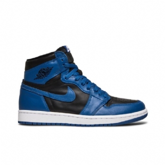 Air Jordan 1 Retro Høy Og Blå Svart Herresko
