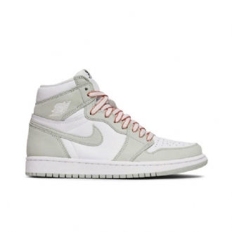 Air Jordan 1 Retro Høy Og Grå Hvit Oransje Damesko