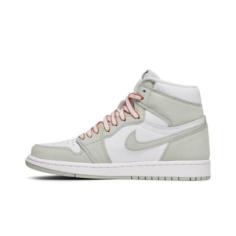 Air Jordan 1 Retro Høy Og Grå Hvit Oransje Damesko