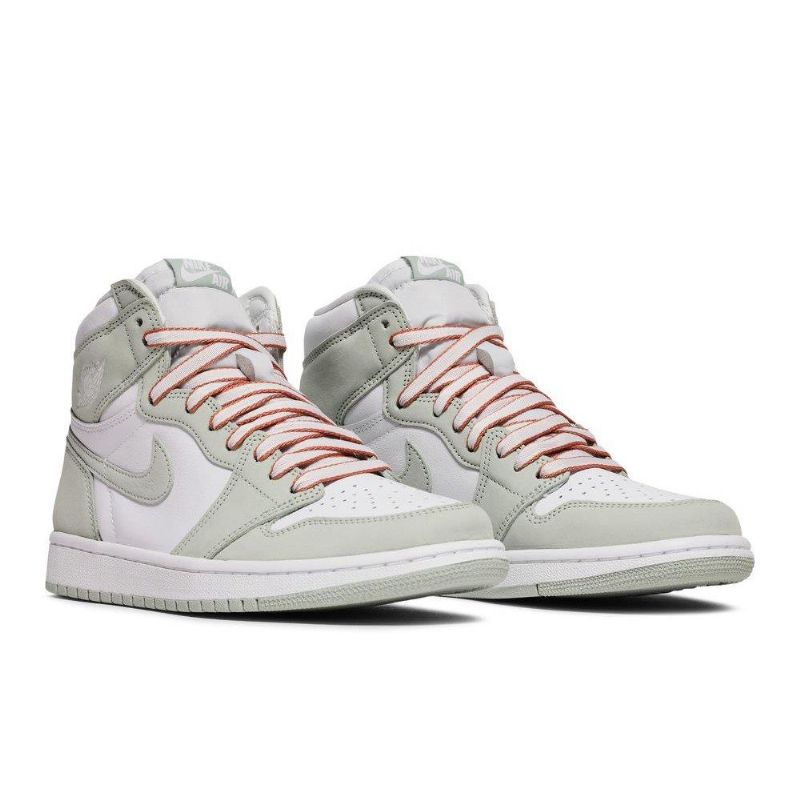 Air Jordan 1 Retro Høy Og Grå Hvit Oransje Damesko