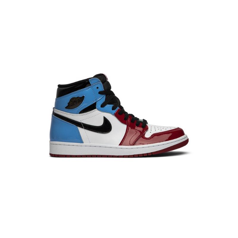 Air Jordan 1 Retro Høy Og Hvit Blå Rød Svart Herresko