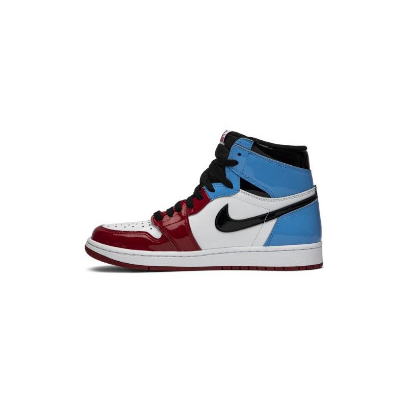 Air Jordan 1 Retro Høy Og Hvit Blå Rød Svart Herresko