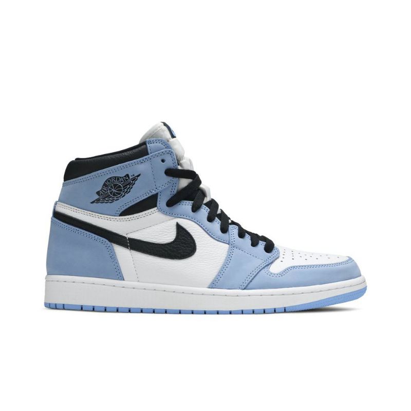 Air Jordan 1 Retro Høy Og Hvit Blå Svarte Herresko