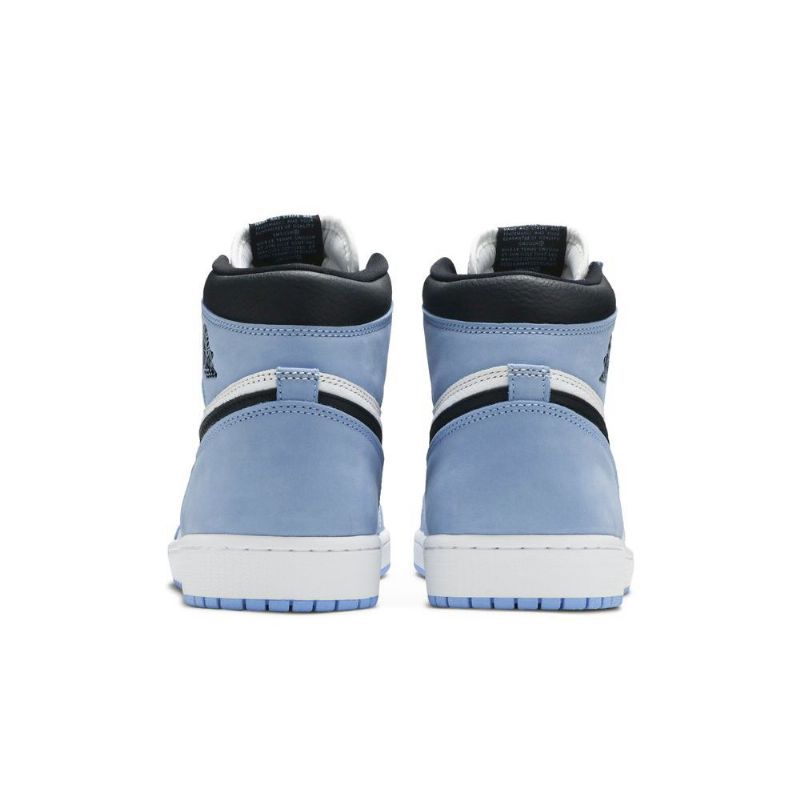 Air Jordan 1 Retro Høy Og Hvit Blå Svarte Herresko