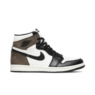 Air Jordan 1 Retro Høy Og Hvit Brun Svarte Herresko