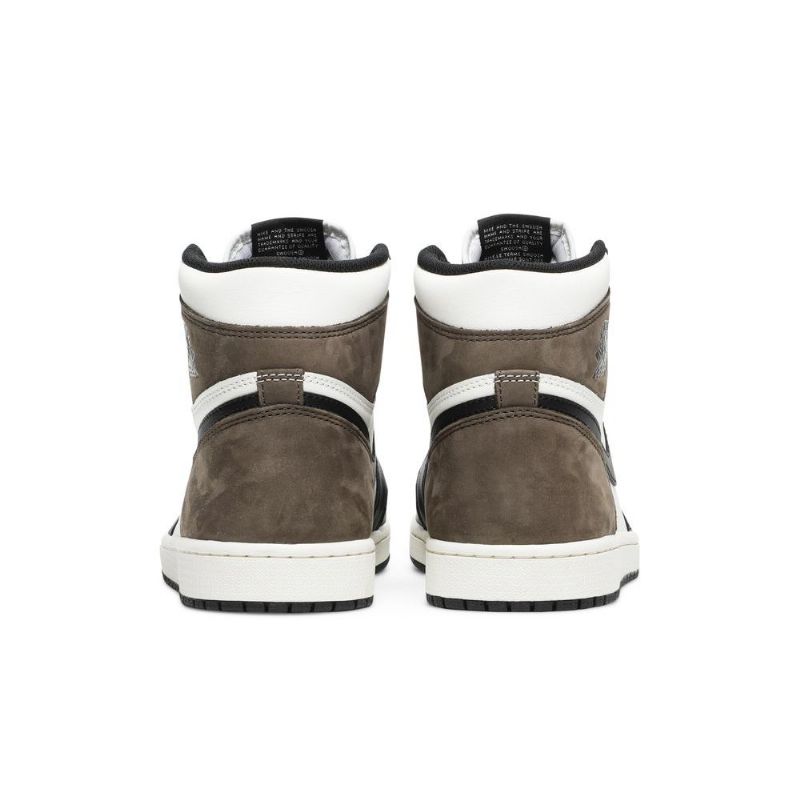 Air Jordan 1 Retro Høy Og Hvit Brun Svarte Herresko