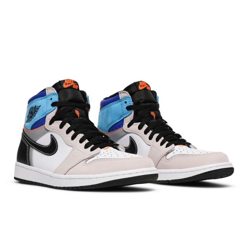 Air Jordan 1 Retro Høy Og Hvit Flerfarget Herresko