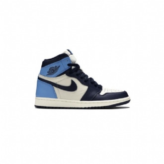 Air Jordan 1 Retro Høy Og Hvit Marineblå Herresko
