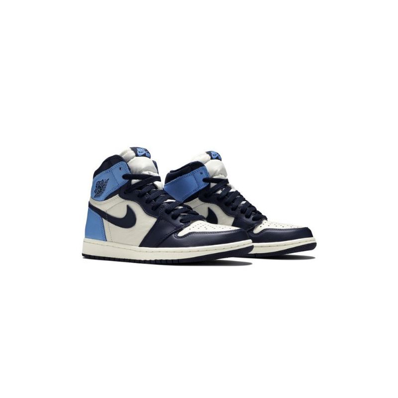 Air Jordan 1 Retro Høy Og Hvit Marineblå Herresko