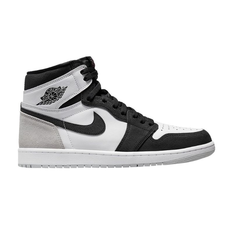 Air Jordan 1 Retro Høy Og Hvit Svart Grå Herresko