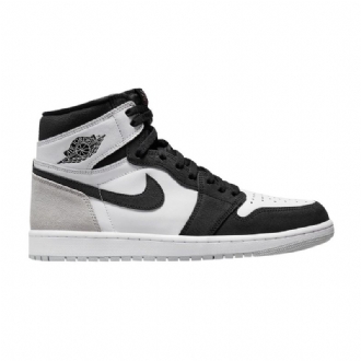 Air Jordan 1 Retro Høy Og Hvit Svart Grå Herresko