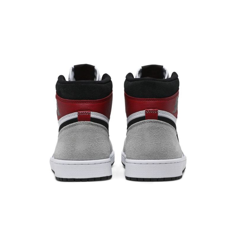 Air Jordan 1 Retro Høy Og Hvit Svart Grå Rød Herresko
