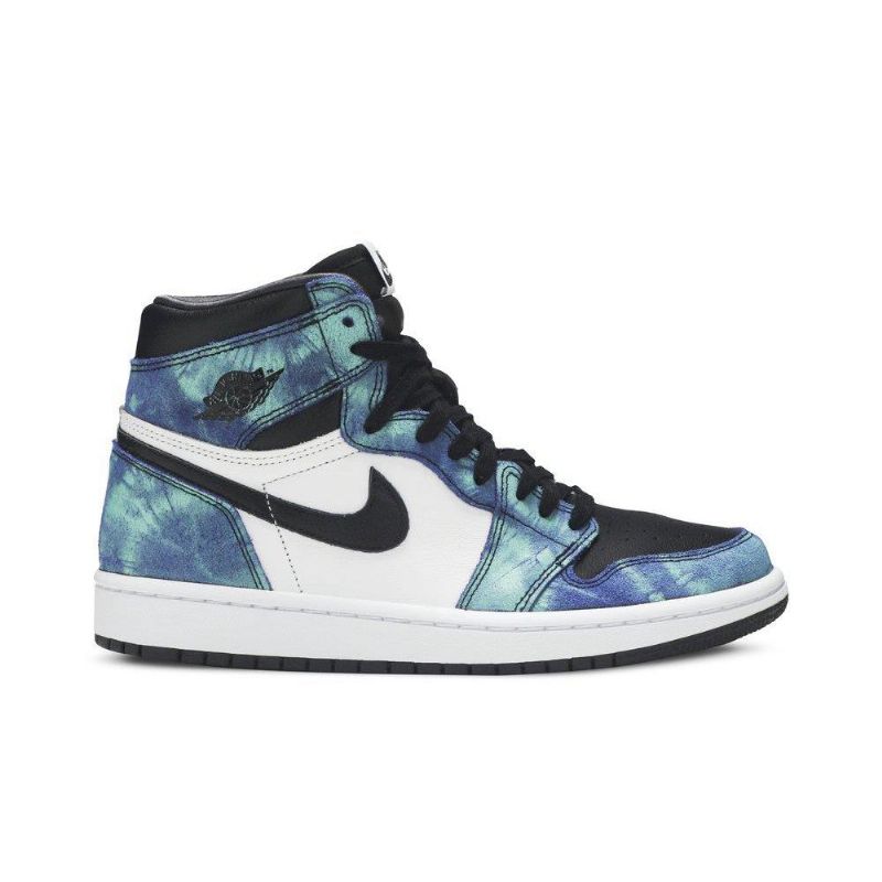 Air Jordan 1 Retro Høy Og Hvit Svart Grønne Damesko