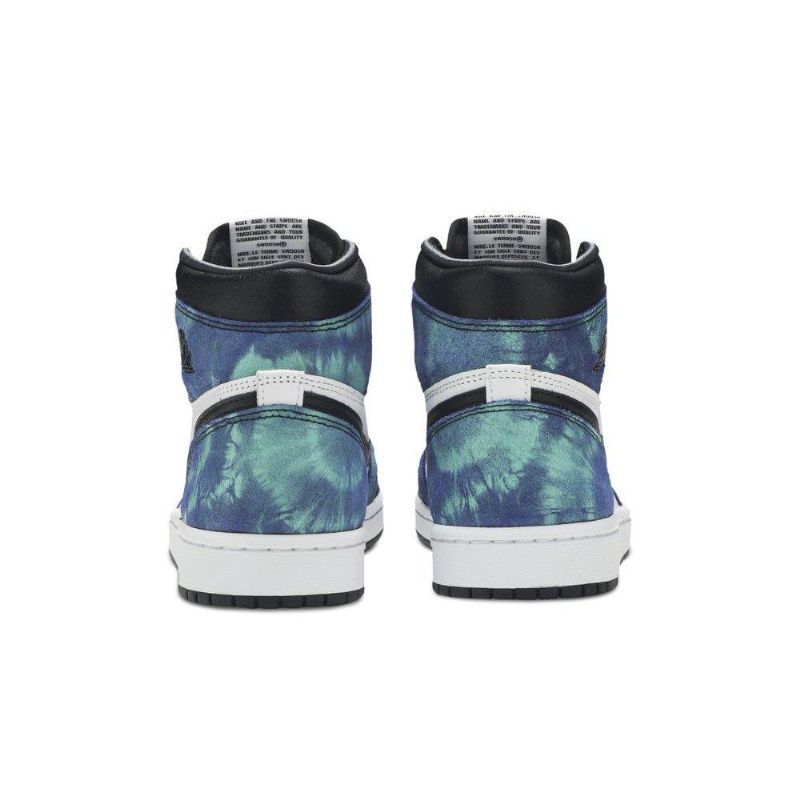 Air Jordan 1 Retro Høy Og Hvit Svart Grønne Damesko