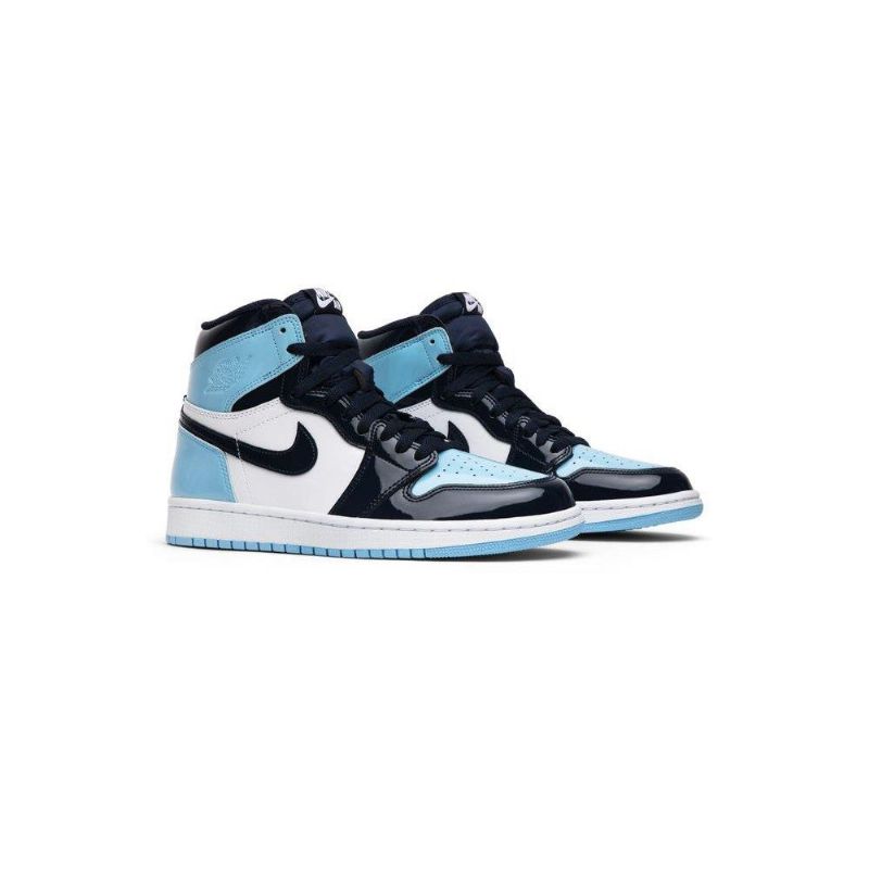Air Jordan 1 Retro Høy Og Marineblå Hvit Damesko