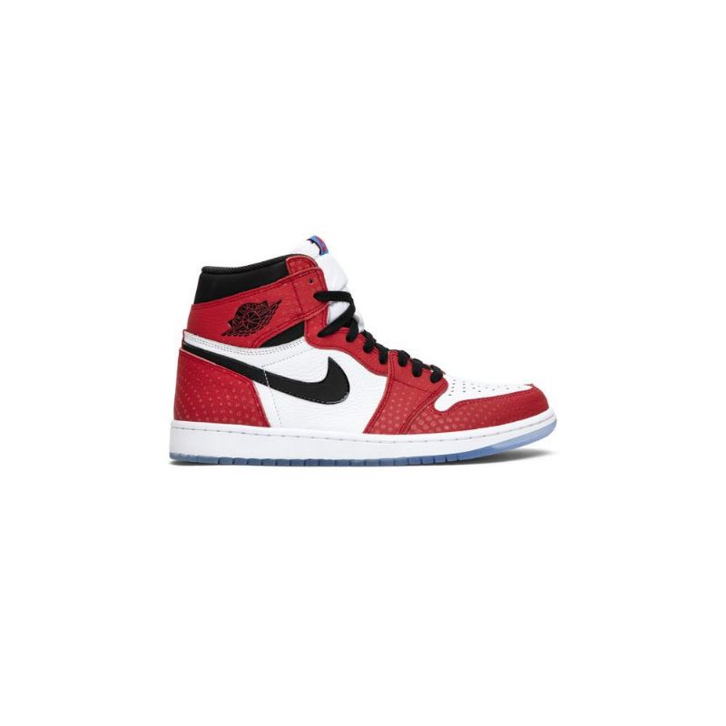 Air Jordan 1 Retro Høy Og Rød Hvit Svart Blå Herresko