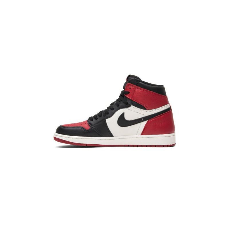 Air Jordan 1 Retro Høy Og Rød Hvit Svart Herresko