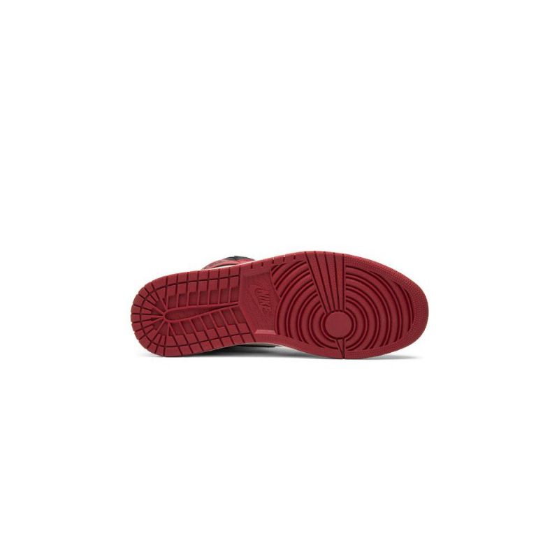 Air Jordan 1 Retro Høy Og Rød Hvit Svart Herresko