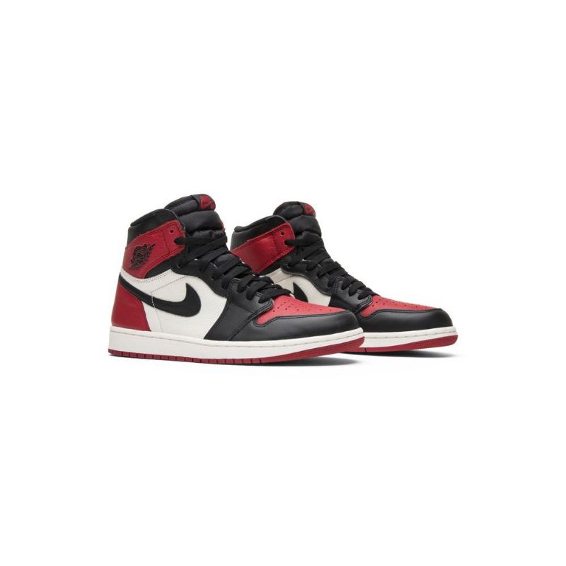 Air Jordan 1 Retro Høy Og Rød Hvit Svart Herresko