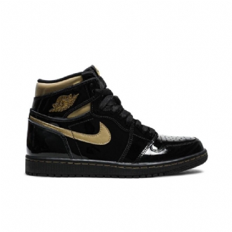 Air Jordan 1 Retro Høy Og Svart Gull Herresko
