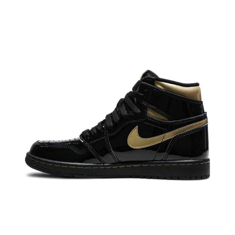 Air Jordan 1 Retro Høy Og Svart Gull Herresko