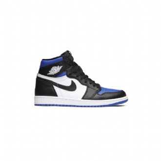 Air Jordan 1 Retro Høy Og Svart Hvit Blå Herresko
