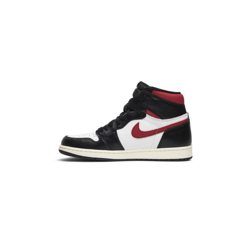 Air Jordan 1 Retro Høy Og Svart Hvit Rød Herresko