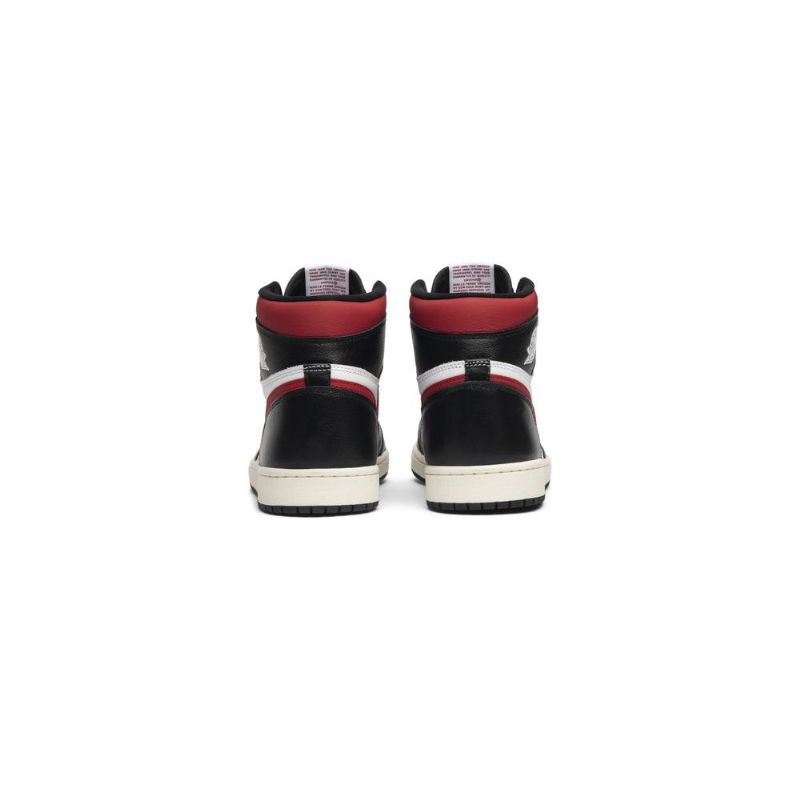 Air Jordan 1 Retro Høy Og Svart Hvit Rød Herresko