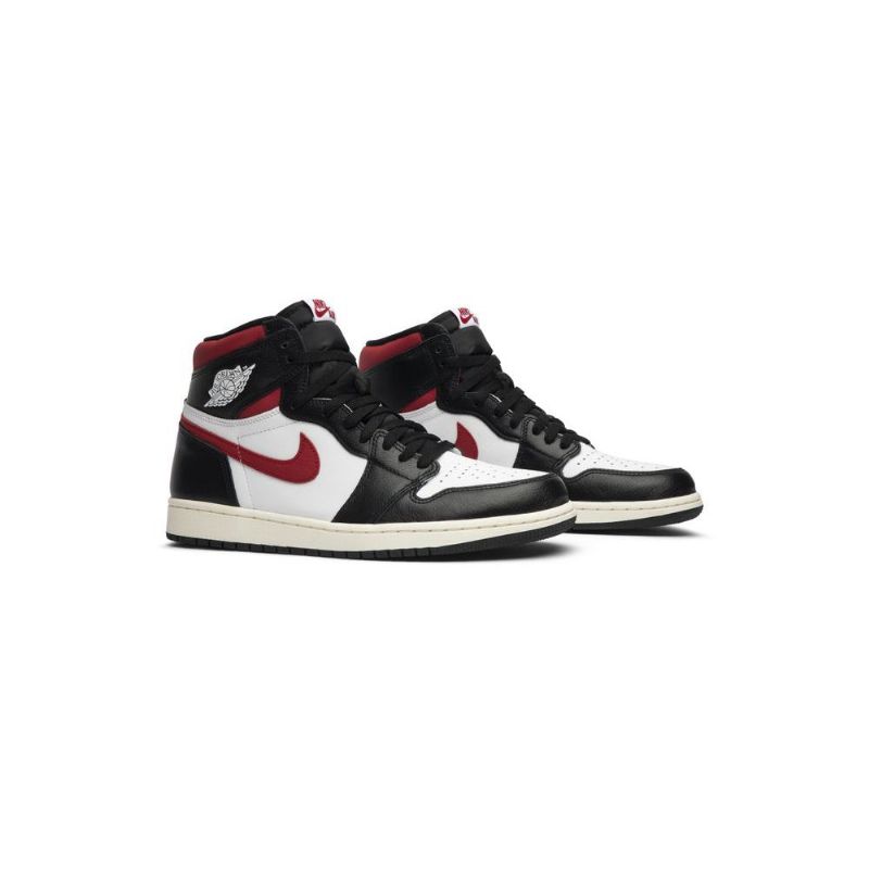 Air Jordan 1 Retro Høy Og Svart Hvit Rød Herresko