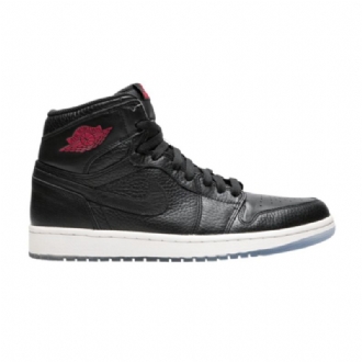 Air Jordan 1 Retro Høy Og Svart Rød Hvit Herresko