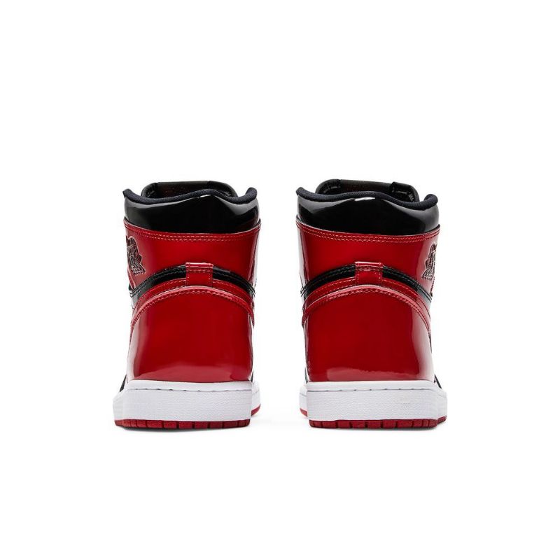 Air Jordan 1 Retro Høy Og Svart Rød Hvit Herresko