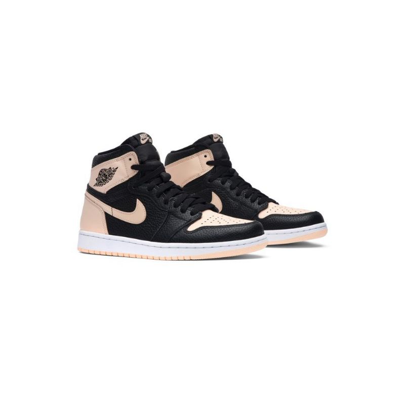 Air Jordan 1 Retro Høy Og Svart Rosa Hvit Herresko