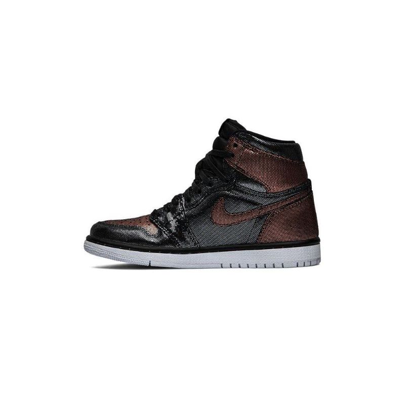 Air Jordan 1 Retro Høy Og Svart Rosegull Damesko