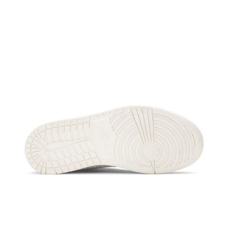 Air Jordan 1 Retro Høy Premium Grønn Hvit Damesko