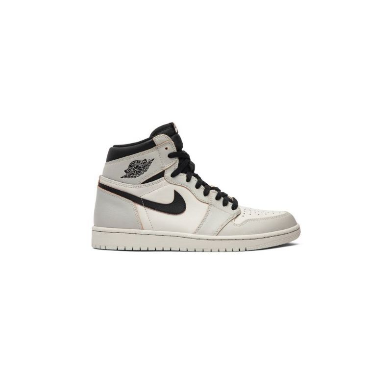 Air Jordan 1 Retro Høy Sb Beige Grå Svarte Herresko