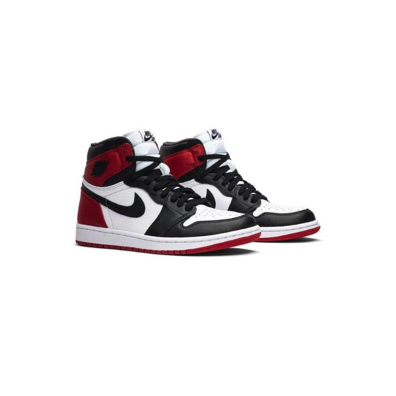 Air Jordan 1 Retro Høy Svart Hvit Rød Damesko