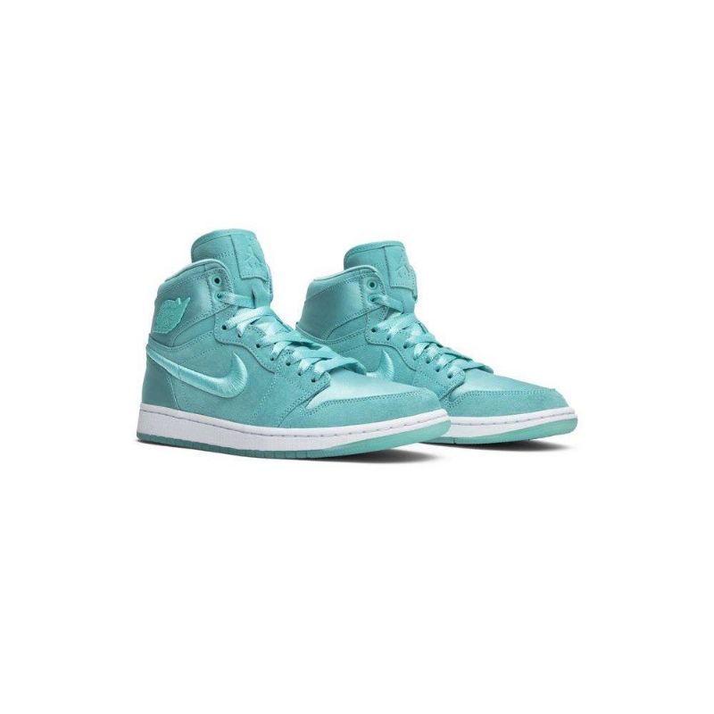 Air Jordan 1 Retro Høy Turkis Hvit Damesko