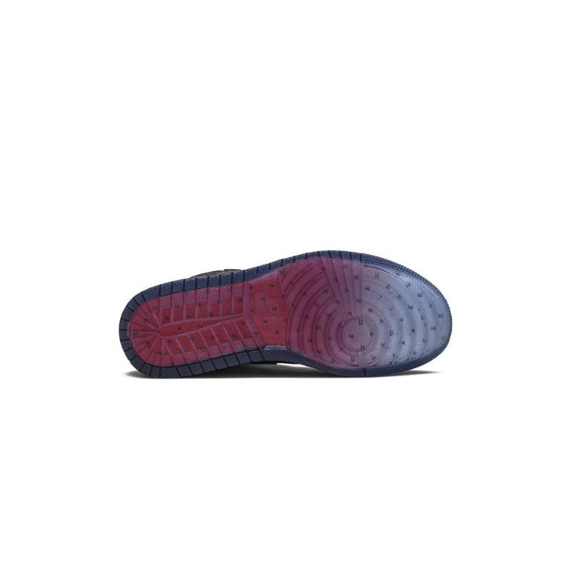 Air Jordan 1 Retro Høyzoom Svarte Flerfargede Herresko