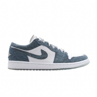 Air Jordan 1 Retro Lav Hvit Blå Damesko